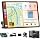 Portable Apple Carplay Screen for Car, 11.3" Extra Large Wireless Car Play & Android Auto Screen for Car, Car Stereo with 4K Dash Cam, App View, Backup Camera,GPS,Mirror Link,FM, Voice Control