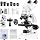 Binocular Microscope for Adults,with WF10x/25x Eyepieces,40X-2000X Magnification,Up/Down LED,with a Experiment Kit & Phone Adapter.Suitable for Labs,Schools,and Home Education