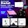 IVISII G2 RGB Portable On Camera Light, Built-in 4300mAh Lithium Battery Video Conference Lighting, 2600-10000K 12W Full Color LED Light Panel for Photography, Studio, Wedding Shooting
