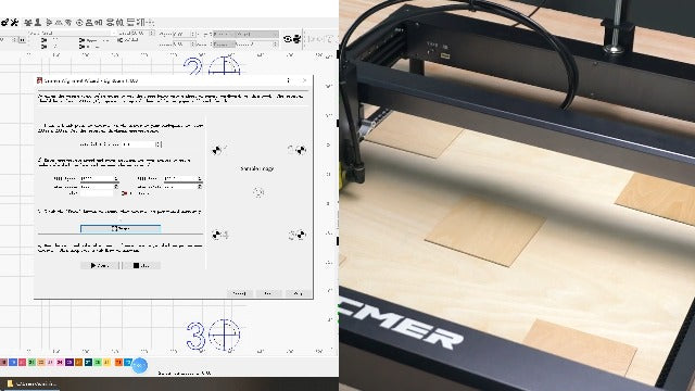 ACMER A500 5MP LightBurn Camera for Laser Engraver, 450 x 450mm