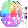 Smart LED Strip Lights 200FT (2 Rolls of 100 ft) for Bedroom App Control Lighting Bedroom Rome Decor with Remote, RGB Music Sync Color Changing LED Lights for Party,Game Room