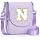 YOOLIFE Birthday Gifts for 2 3 4 5 6 7 8 Year Old Girls Kids, Initial Crossbody Bag Fanny Pack for Teen Girls Kids Purse, Small Purse for Little Girl Toddler, Purple N