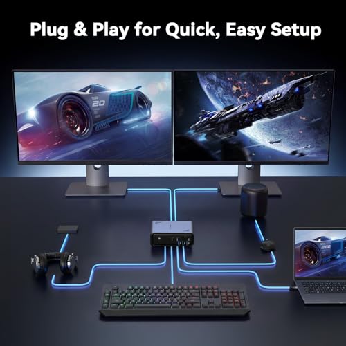 TobenONE 19-in-1 Laptop Docking Station Dual Monitor | USB Hubs - Image 7