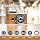 Mini Digital Camera with 0.96 in LCD Screen 1080P 32GB Card Feel of Old 90s Photographs, Keychain Size, Birthday Gifts (Brown)