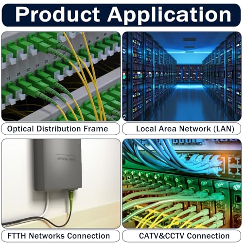 LCA to LCA Fiber Optic Adapter, Single Mode Convertor, 10Pack