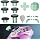 14-in-1 Controller Accessories Kit Compatible with Xbox Elite Series 2, 6 Premium Metal Thumbsticks, Swap Joysticks, 4 Interchangeable Paddles, 2 D-Pads, 1 Tool & 1 Storage Bag (Macaron Green)