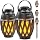 Xpoovv Outdoor Speakers Bluetooth Waterproof,Gifts for Men Women Dad Father,LED Flame Speaker Portable Bluetooth Speakers with Stakes/Poles/Hook Loud Sound 24H Playtime for Patio/Party/Camping 2 Pack