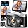 4K Digital Camera with WiFi, 64MP Autofocus Vlogging Camera for Photography