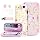 HYPERCASE Pink Cute Little Elf Switch OLED Accessories Bundle, with Portable Switch OLED Carrying Travel Case Pouch, Hardshell Cover Skin, Screen Protector, Shoulder Strap & 2 Thumb Caps