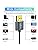 Twozoh Ultra-Thin HDMI to HDMI Cable 1FT, Hyper Slim HDMI 2.0 Cable, Extreme Flexible HDMI Cord Support 3D/4K@60Hz, 2160P, 1080P