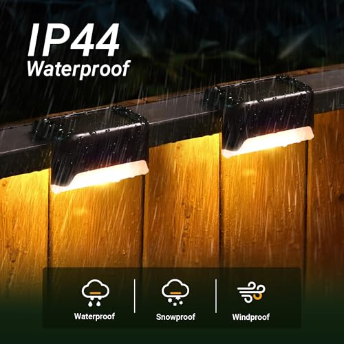 Solar Deck Lights 12-Pack — Warm White for Safer Steps - Image 4