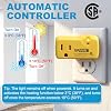 Thermostat Plug Outlet for Heat Cables, Temperature Controlled Outlet with Auto On at 38℉/Off at 50℉, Ideal for Pipes, Greenhouses, Well Houses, 3pcs