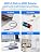 USB C Female to USB Male Cable 5FT 5-Pack,10Gbps USB A to USB C Extension Cable,USB 3.2 GEN 2 Data Transfer,60W Safe Charging USBA to C Adapter Cord for USB 2.0/3.0 Laptop,PC,U Disk,Charger