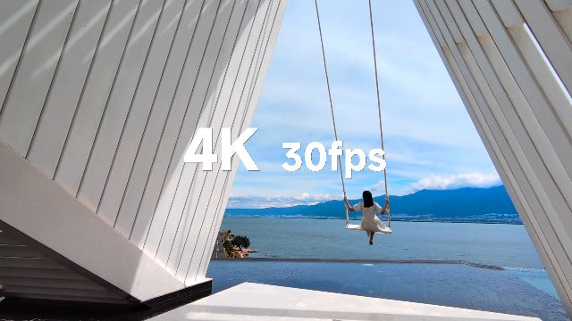 SJCAM C100PRO 4K Thumb Body Camera Standard Combo,2.5H Power,32g Light-Weight POV Camera with EIS stablization,Magnetic Wearable Action Cam for Travel,30m Waterproof Underwater,White