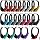 Yunsailing 20 Pack Bulk Classroom Headphones with Mic Students, Multicolor