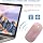 Bluetooth Wireless Mouse for MacBook Air Mac Pro Laptop Computer iPad Pad PC Laser Optical Rechargeable Mini Slim Silent Mouse Widely Used Desktop Hp iMac (Rose Gold) - Image 10