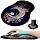 Ergonomic Mouse Pad with Wrist Rest,Moon Star Galaxy Floral