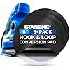 STARCKE 6 Inch PSA to Hook & Loop Conversion Pads 3-Pack No Hole