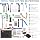 70PCS 3D Printer Tools Kit 3D Printing Accessories for FDM/SLA Printers