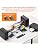 USB 3.2 Switch Selector 4 Computers Share 4 USB Devices 10Gbps High-Speed USB Sharing Switch with 1 USB-C & 3 USB-A Ports, Keyboard Mouse Switcher for PC Laptop with Remote Control & Power Adapter