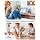 Phone Stand for Desk, 360° Rotating Dual Adjustable Foldable Cell Phone Holder, Heavy Solid All-Aluminum Base Anti-Slip Stable Support for Home Office Study, Fits iPhone Galaxy 4-8" Phones - Image 10