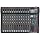 Depusheng DT12 Studio Audio Mixer 12-Channel DJ Sound Controller Interface w/USB Drive for Computer Recording Input, XLR Microphone Jack, 48V Power, RCA Input/Output for Professional and Beginners