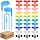 60 Pack Wired Earbuds Bulk for Classroom Kids, Wholesale Students Multi Colors Earphones with 3.5mm Jack for Adults School Library Museum Laptop (60 Mixed)