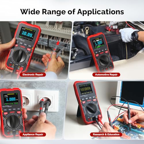 2-in-1 Handheld Oscilloscope Multimeter Auto-Ranging Digital Tester - Image 7