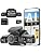 HUPEJOS AI 4K Dash Cam Front and Rear, 4 Channel 360° View Camera for Car