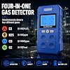 4 Gas Monitor for H2S, CO, LEL and O2 Multi Gas Monitor Professional Gas Sniffer with LCD Display Sound Light Vibration Alarm Mode. - Image 10