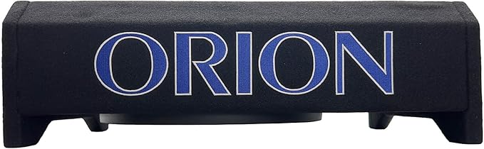 ORION Cobalt CDF12 12” Passive Down-Firing Subwoofer Enclosure – 500W RMS/2000W Max, Slim Sealed Sub Box for Cars & Trucks, Low-Profile Air-Tight Bass Thin Enclosure, Shallow Mount