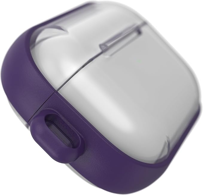 OtterBox - AirPods Pro Case, 2nd Generation - Clear Protective Case with Carabiners, Wireless Charging Compatible (Prestige)