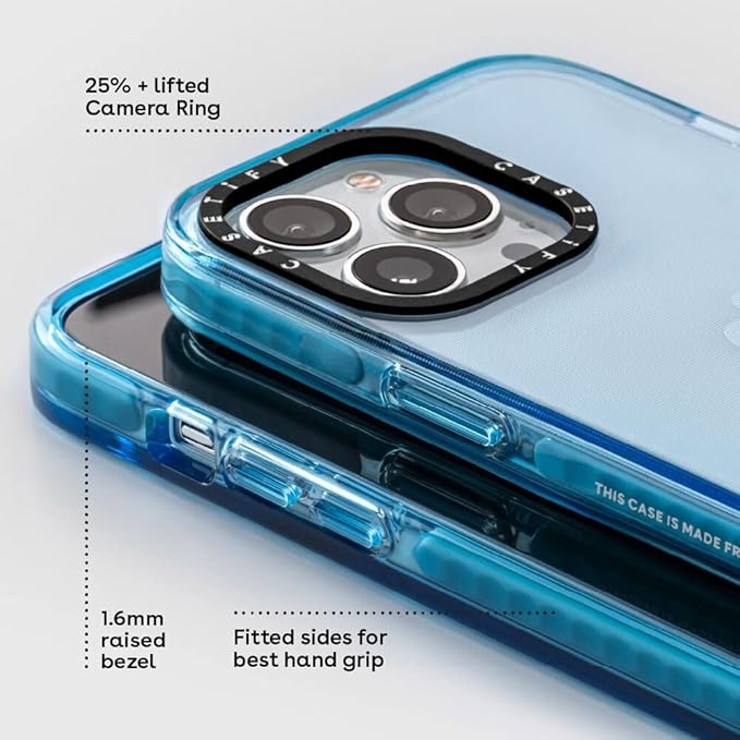 CASETiFY iPhone 13 Pro Case Impact Shockproof - Lucky - Clear Black