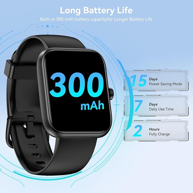 Smart Watch, Alexa Built-in Voice Assistant, 1.83" HD Touchscreen (Answer/Make Call), IP68 Waterproof, 120+ Sport Modes for Fitness Tracker, 24/7 Heart Rate & Sleep Monitor for iPhone Android iOS