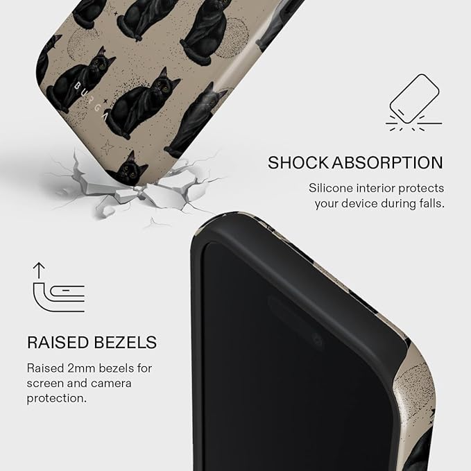 BURGA Phone Case for iPhone 17 - Cute, Trendy, Aesthetic, Pattern Phone Cover, Hard Shell Protection - fits Apple iPhone 17 Case for Women and Men