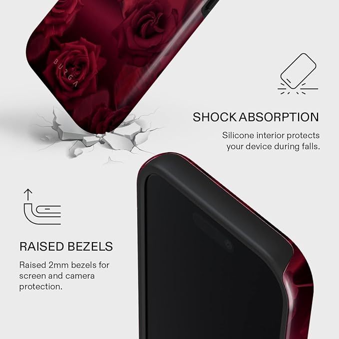 BURGA Phone Case for iPhone 17 - Cute, Trendy, Aesthetic, Pattern Phone Cover, Hard Shell Protection - fits Apple iPhone 17 Case for Women and Men