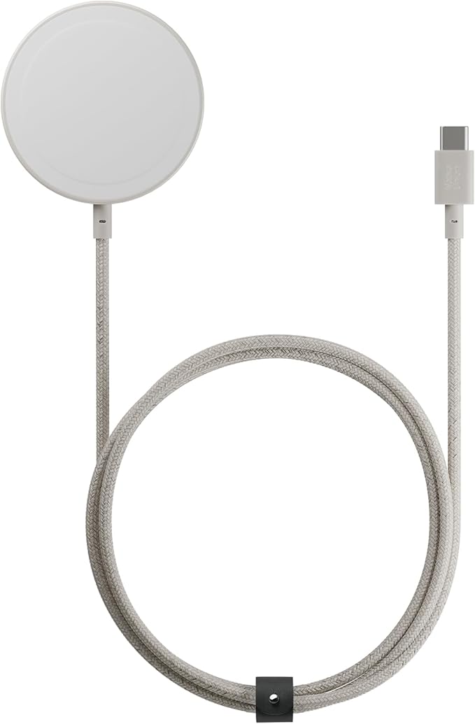 Native Union SnapStand Magnetic Wireless Charger – Qi2 Certified & MagSafe Compatible – Charging Pad & Stand for iPhone Air, 17 & Other Qi-Compatible Devices – Up to 15W Fast-Charging (Sandstone)