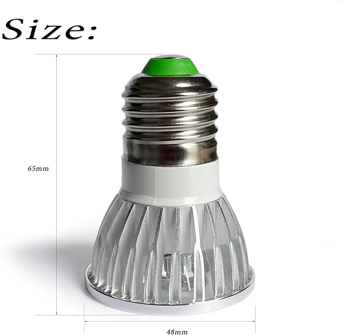 940nM IR Illuminator, E26 E27 Infrared Spotlight Light Bulb Lamp 9W (3 High Power 3Watt LED), 45°, to Enhance Night Vision of IR Cameras, for CCTV Clear Surveillance Images at Night (940nm)