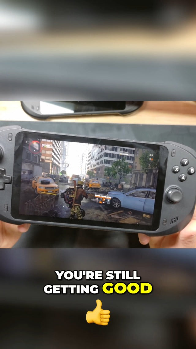 OnePro Cloud Handheld Portable Remote Play Gaming Console, For Xbox Cloud Gaming, NVIDIA GeForce NOW, Playstation, PC, Long-Battery Life, 7" 1080P Touchscreen, Lightweight Retro Game Handheld - 64G