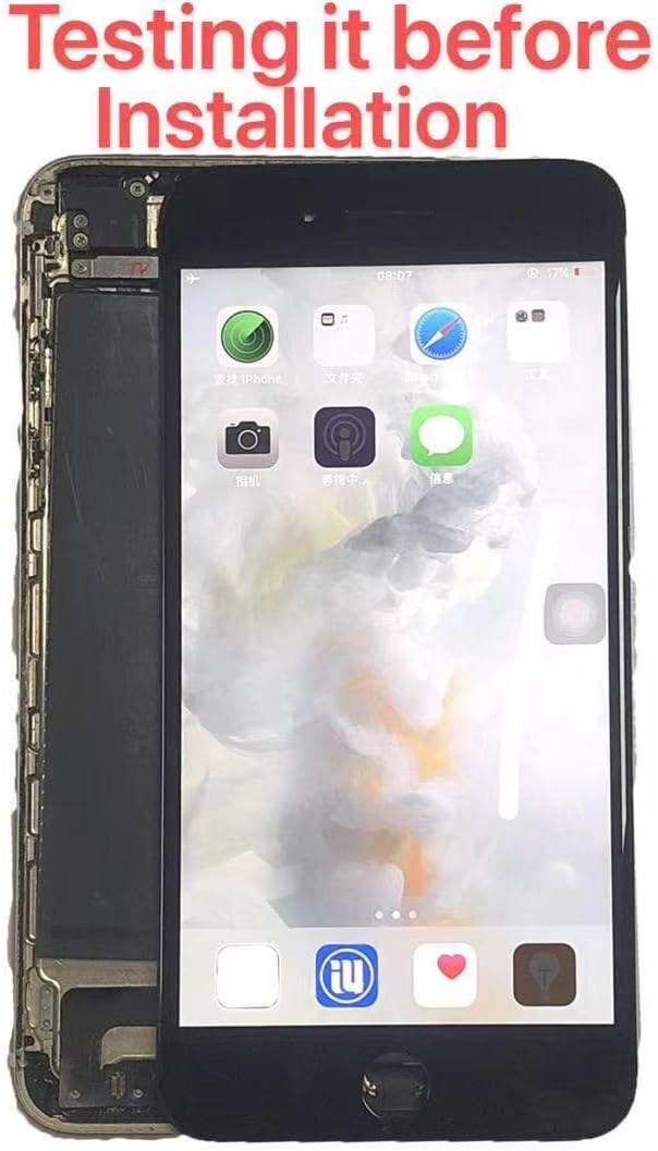 for iPhone 8 Plus Screen Replacement 5.5', 3D Touch Display Full Repair kit, Digitizer Assembly with Tools Set, Tempered Glass, Instruction