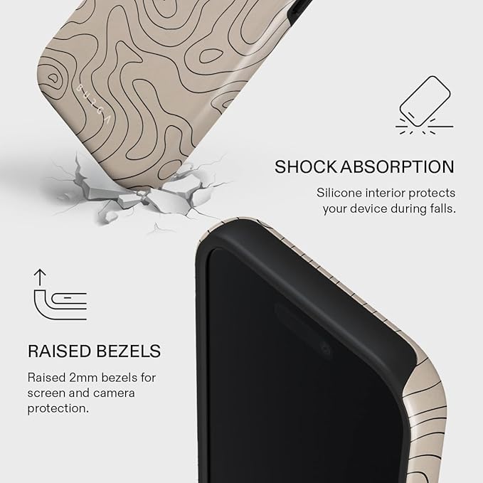 BURGA Phone Case for iPhone 17 - Cute, Trendy, Aesthetic, Pattern Phone Cover, Hard Shell Protection - fits Apple iPhone 17 Case for Women and Men