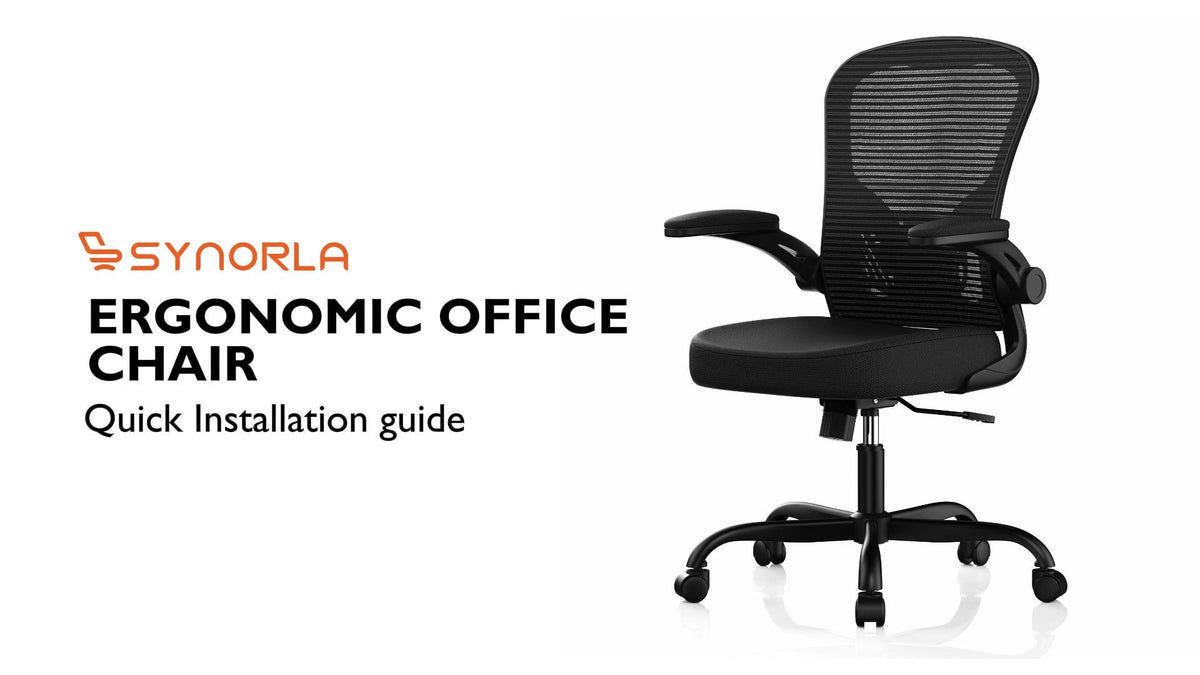 Office Chair, Ergonomic Desk Chairs 330LBS Capacity High Back Mesh Computer Chair with Flip-up Armrests, Comfy Work Chair with Adjustable Lumbar Support, Rolling Chair - Image 8
