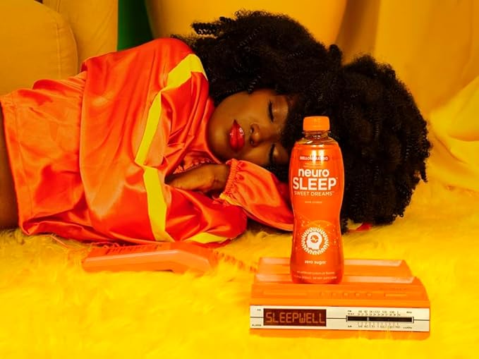 neuroSLEEP | Tangerine Dream | Functional Beverage for Restful Sleep, Non-Carbonated; 16.9 Fl Oz (Pack of 12)