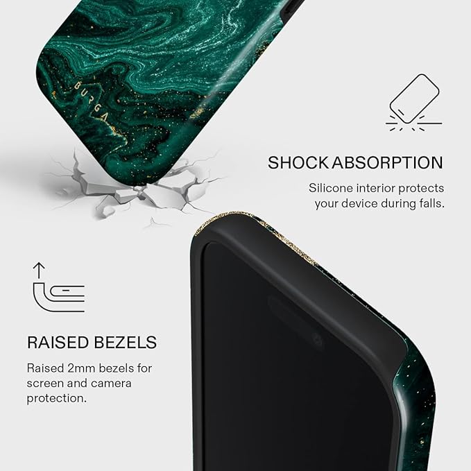 BURGA Phone Case for iPhone 17 - Cute, Trendy, Aesthetic, Pattern Phone Cover, Hard Shell Protection - fits Apple iPhone 17 Case for Women and Men