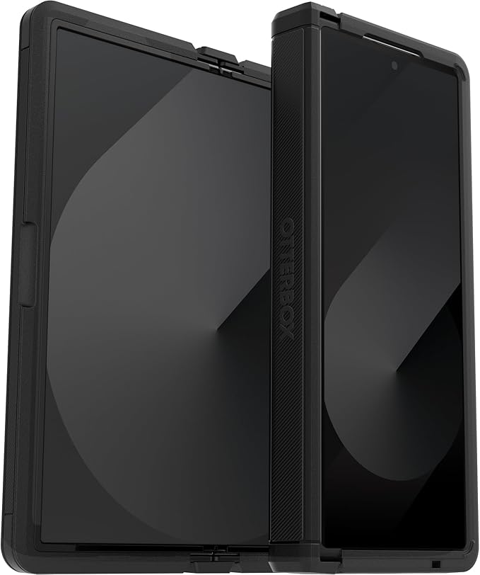 OtterBox Galaxy Z Fold6 Defender Series XT Case - Black, screenless, Rugged Hinge Protection, Lanyard Attachment, PowerShare and Wireless Charging Compatible