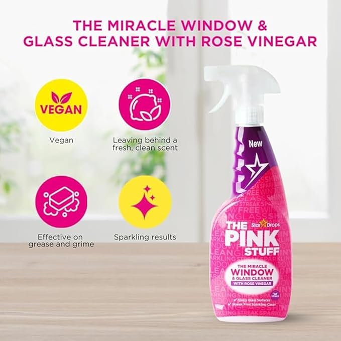 Pink Stuff Spray 850Ml Window Rose Vinegar