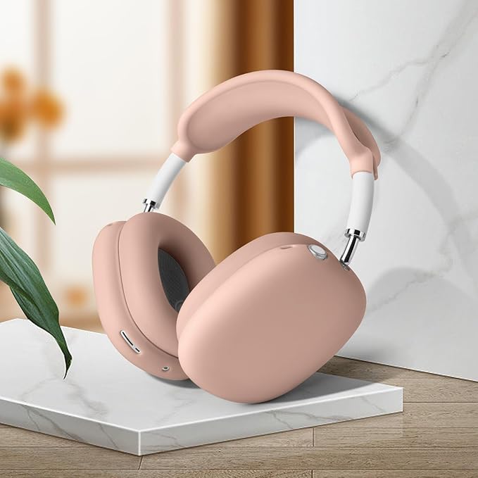 Case for Airpods Max Headphones, Ear Pad Case Cover/Ear Cups Co ver/Headband for AirPods Max (USB-C/Lightning)(2024/2020), Silicone for Apple Airpod Max, Accessories Cases(Milk Tea)