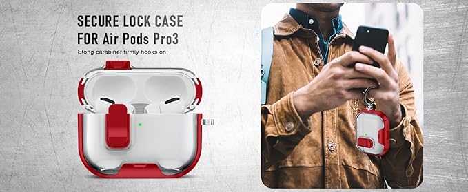 for AirPods Pro 3 Case (2025) with Phone Stand & Cleaner Kit, Cute Soft Silicone Cover for AirPods Pro 3rd Genera case with Keychain for Women Men with Keychain for Airpod Pro case(2025) Red