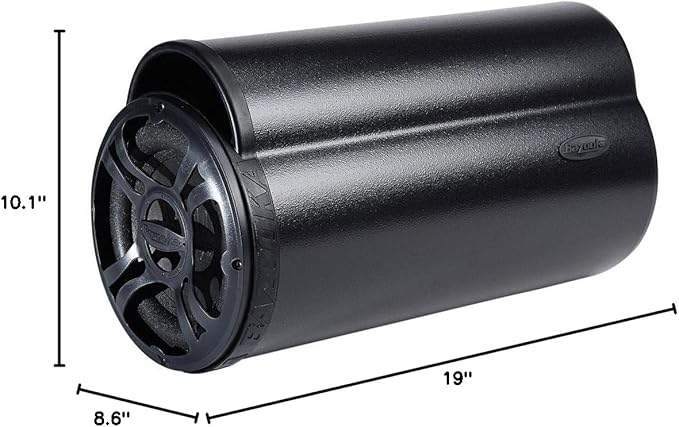Bazooka BT8024DVC BT Series 8-Inch 4-Ohm Dual Passive Tube