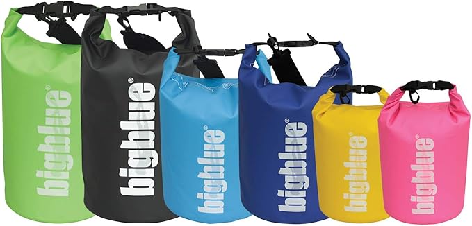 Bigblue Dive Lights Dry Bag with Buckle - 3 Liter, 5 Liter, 7 Liter